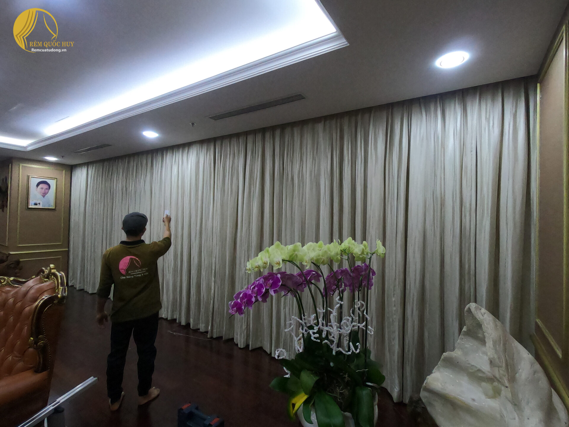 Bộ sưu tập rèm vải tự động mẫu mới 2025 thiết kế hiện đại