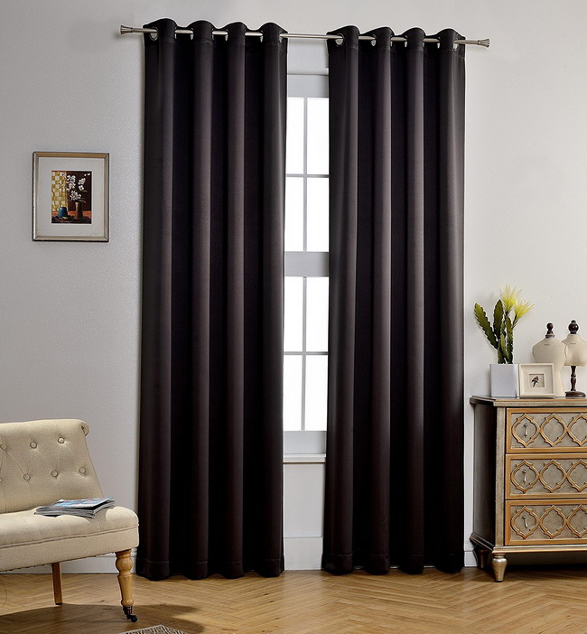 Xem rèm cửa vải 2 lớp sang trọng cho phòng khách