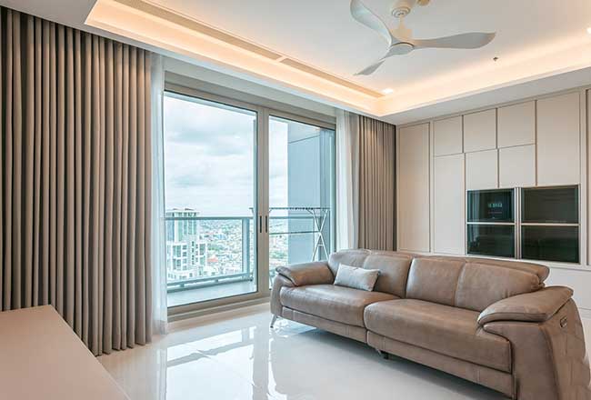 Giá rèm 2 lớp thông minh tự động cho không gian sống