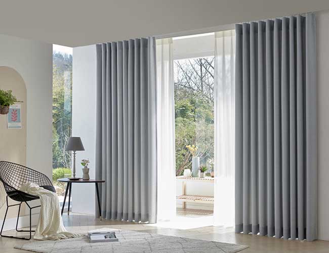 Giá rèm cửa 1m thông minh tự động cho không gian sống