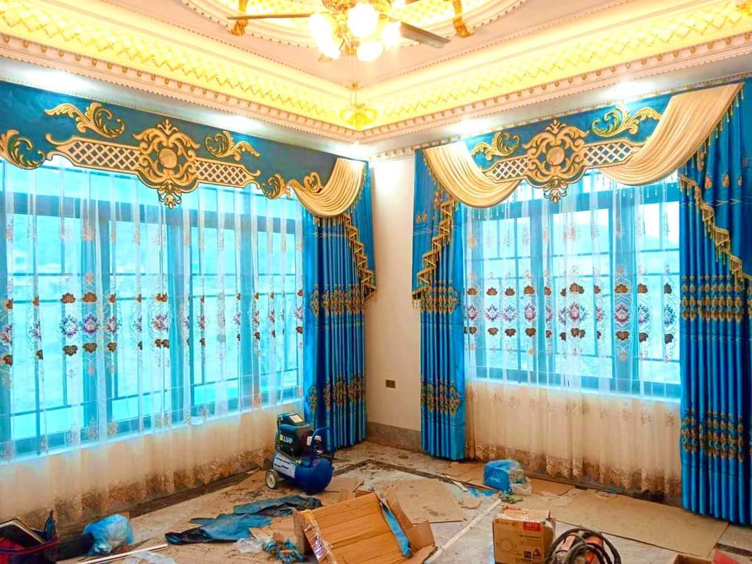 Giá rèm cửa đẹp cho phòng khách thông minh tự động