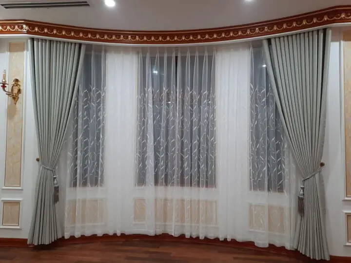 Khung rèm cửa sổ thông minh tự động cho không gian sống
