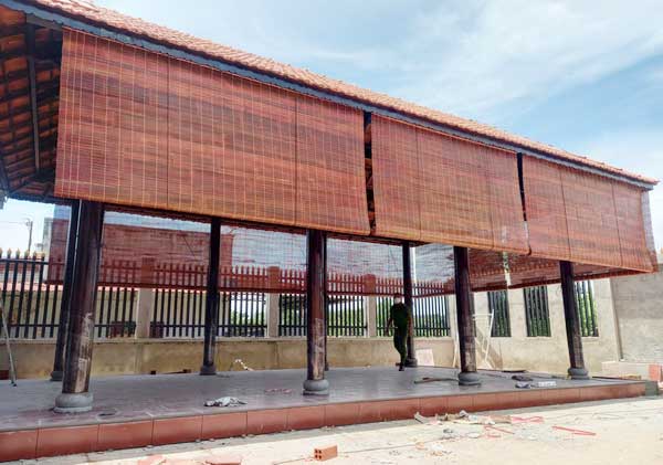 Màn che nắng ngoài trời PVC chống nước 2025