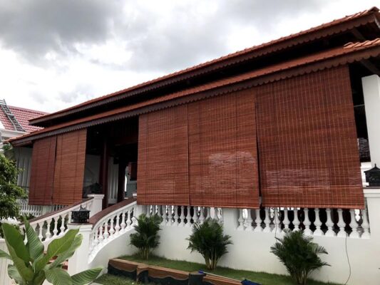 Mành che nắng ngoài trời thông minh tự động cho ban công