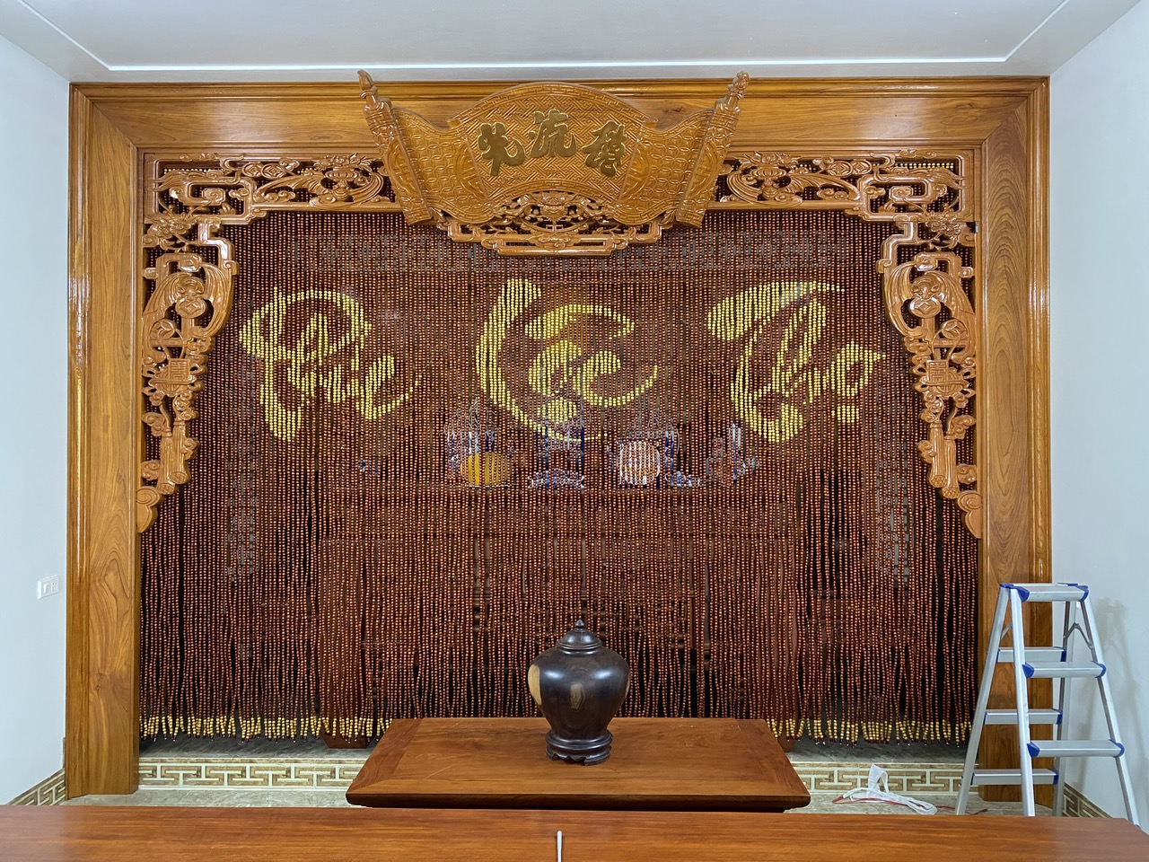 Mành gỗ hạt thông minh tự động cho không gian sống