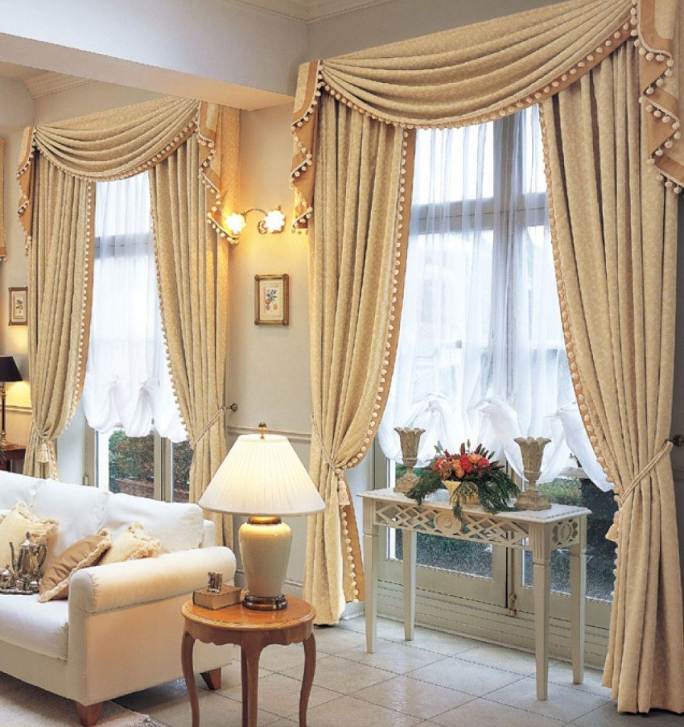 Mẫu rèm cửa phòng khách sang trọng thông minh tự động