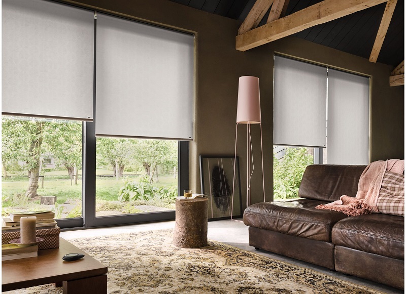 Rèm chống nắng polyester cản sáng 100% cho phòng khách