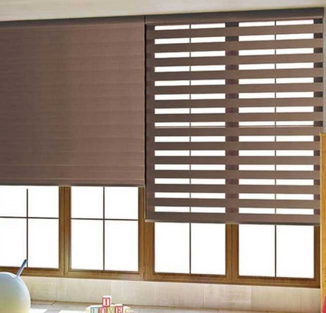 Rèm cửa kéo dây hiện đại cho cửa sổ phòng khách