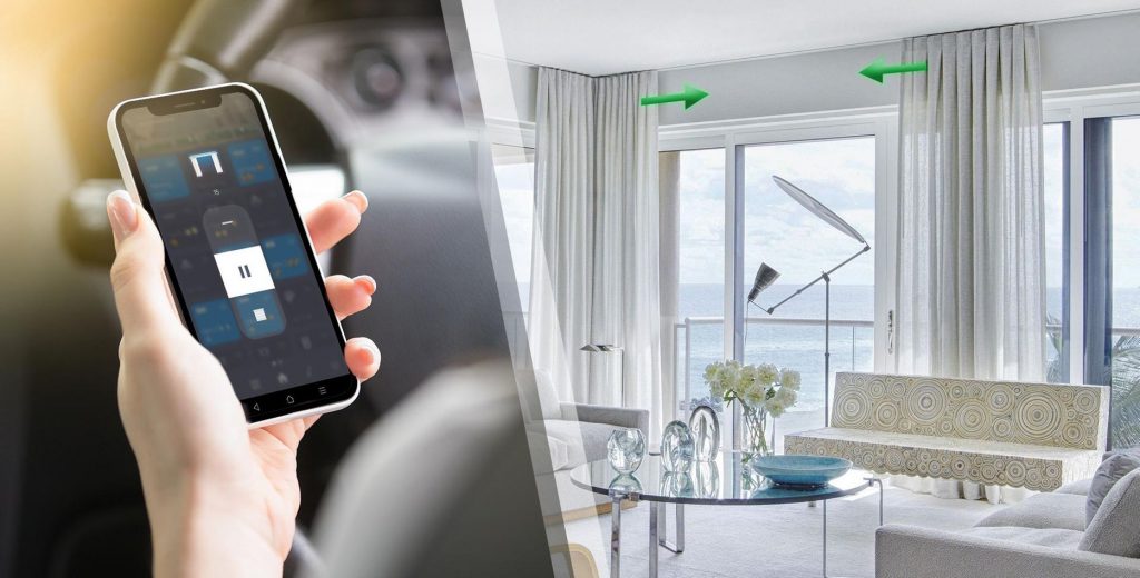 Rèm cửa thông minh cao cấp tích hợp Alexa cho nhà ở