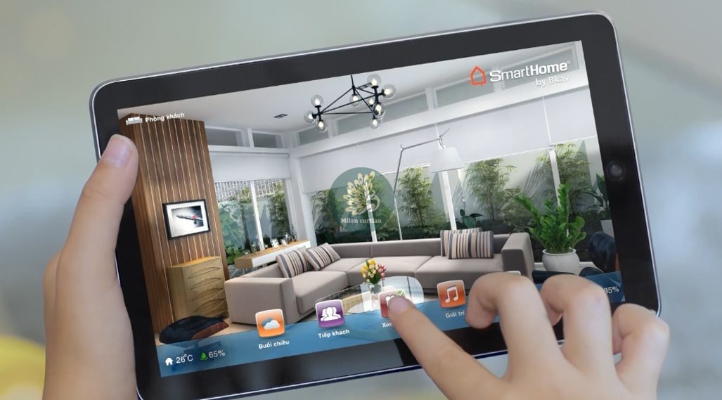 Rèm cửa thông minh cao cấp tích hợp Alexa cho nhà ở