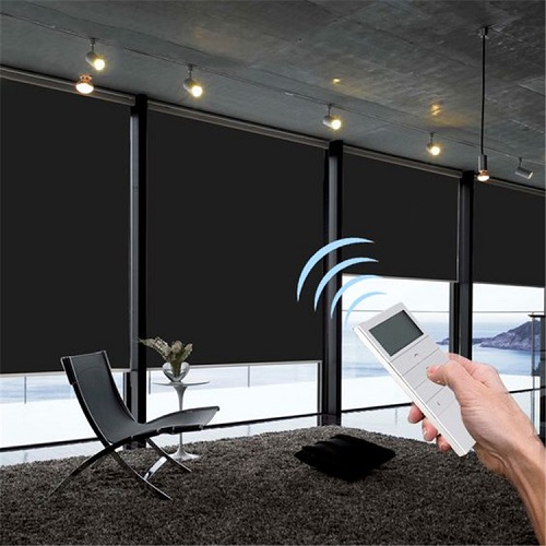 Rèm cửa tự động văn phòng hiện đại chuyên nghiệp 2025