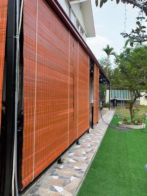 Rèm sáo ngoài trời thông minh tự động cho không gian
