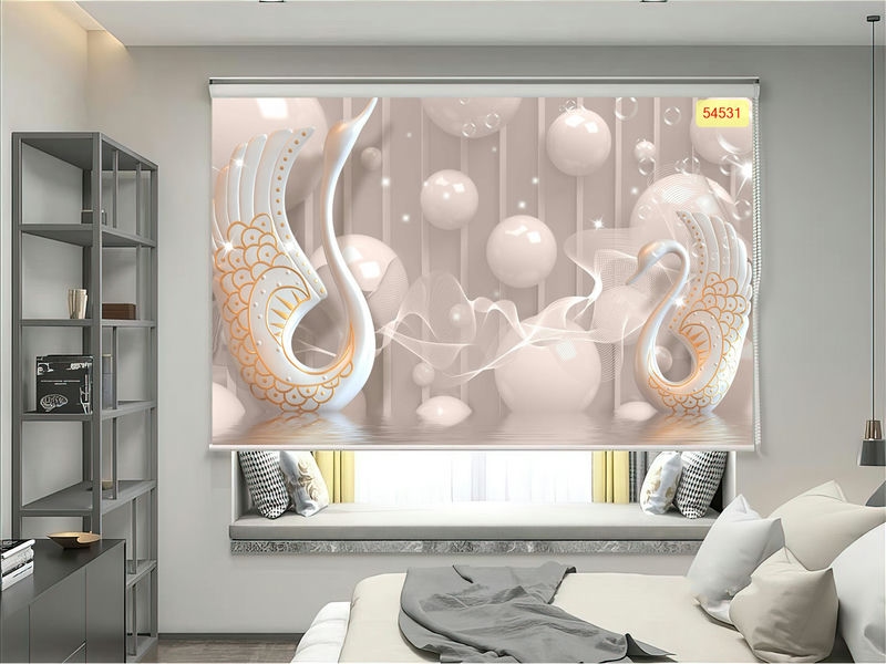Các mẫu rèm tranh đẹp thông minh tự động cho nhà ở