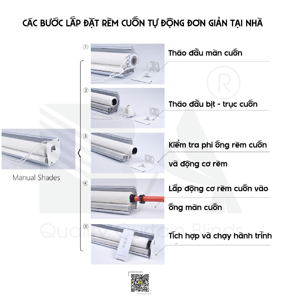Cách lắp đặt rèm cuốn đơn giản cho cửa sổ 2025