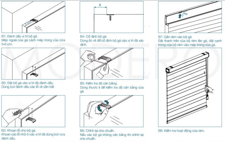 Cách lắp rèm cuốn thông minh tự động cho không gian