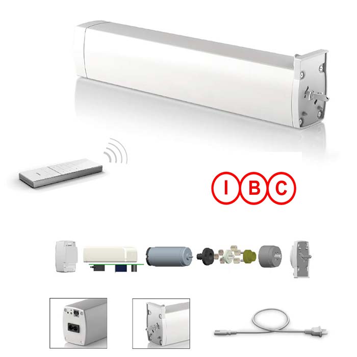 Động cơ rèm chất lượng cao tích hợp điều khiển từ xa