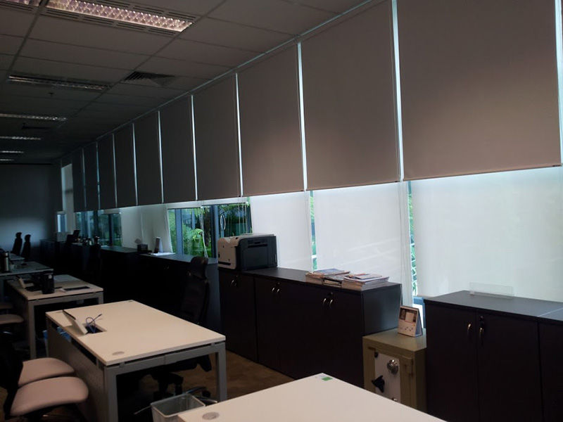 Giá rèm cửa văn phòng thông minh tự động cho không gian