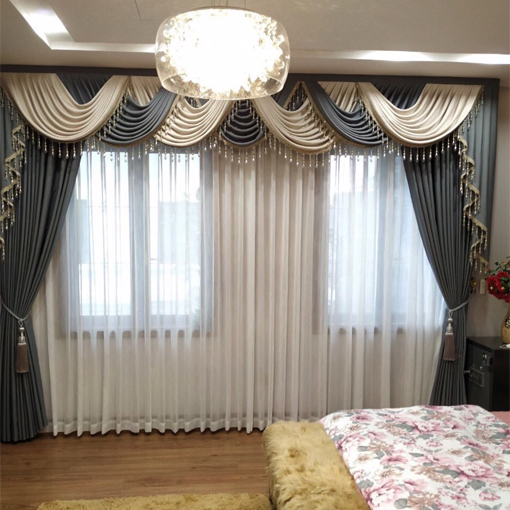Rèm cửa may sẵn giá rẻ thông minh tự động cho không gian