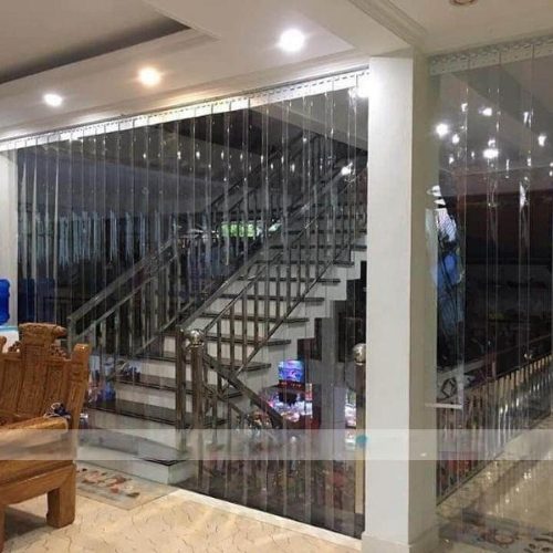 Rèm ngăn phòng máy lạnh thông minh tự động
