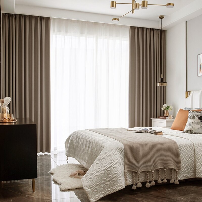 Rèm vải chống nắng thông minh tự động cho không gian