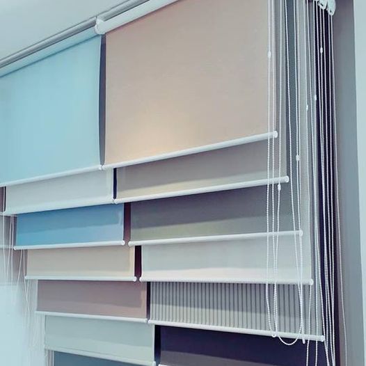 Rèm vải kéo 2 lớp nhẹ nhàng, dễ sử dụng