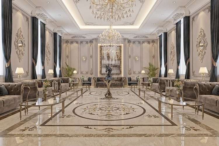 Rèm vải phòng khách thông minh tự động cho không gian