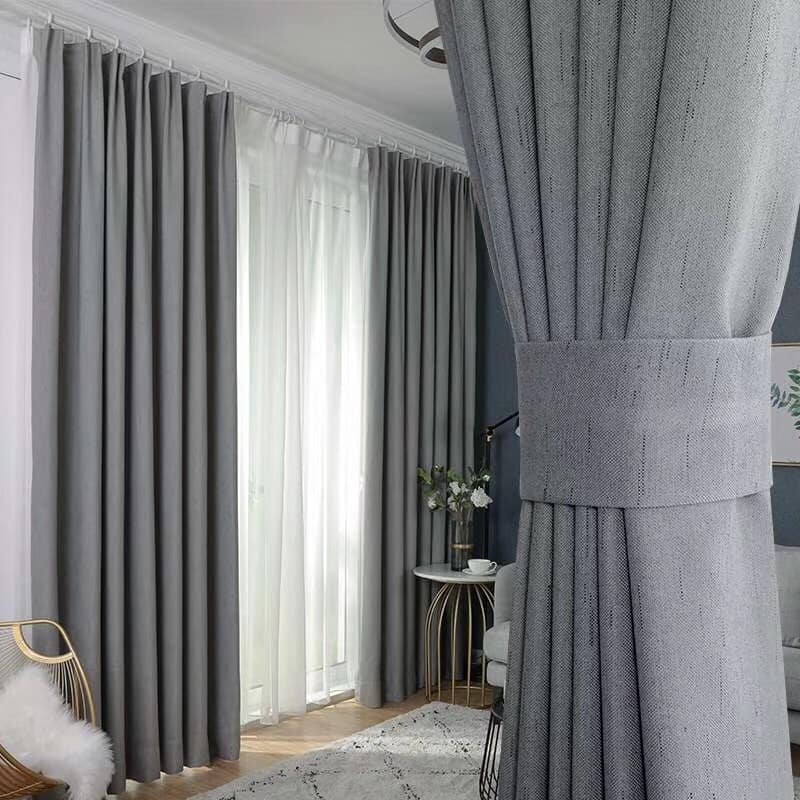 Vải rèm cửa chống nắng polyester cản sáng 100% 2025