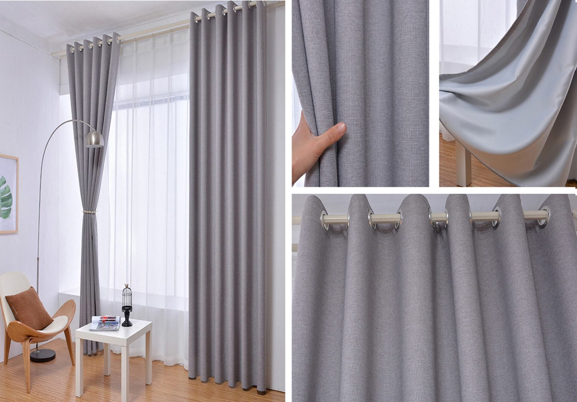 Vải rèm cửa chống nắng thông minh tự động cho nhà ở