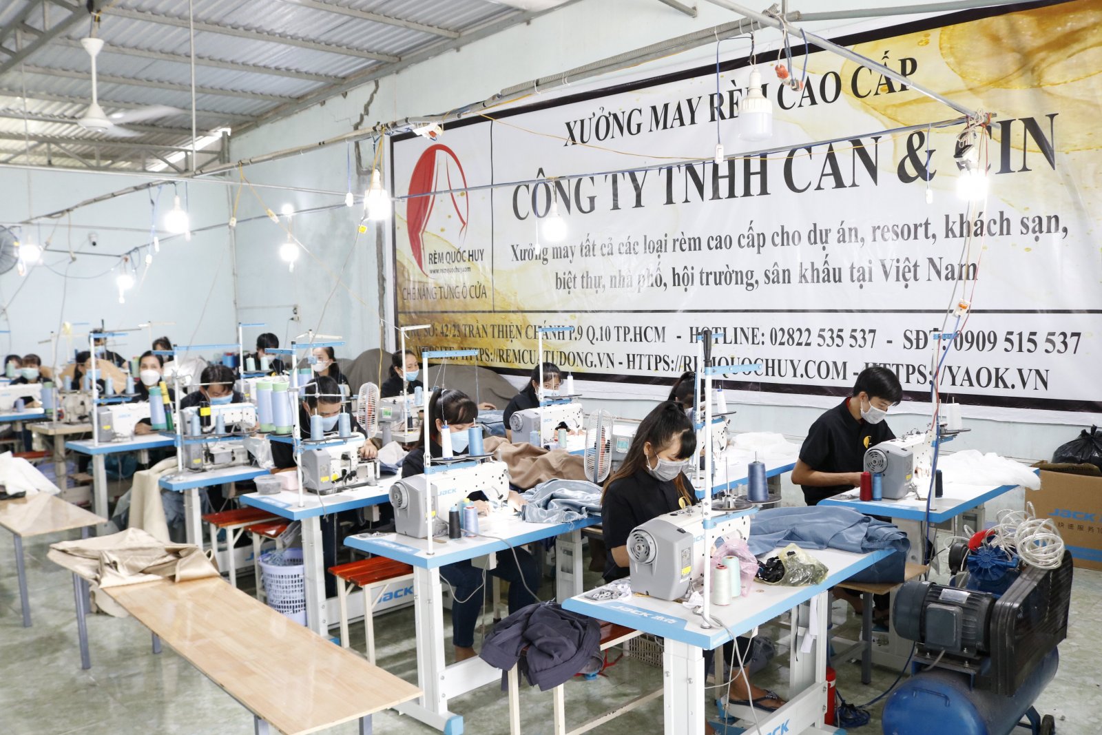 Xưởng may rèm cửa cao cấp tại Hà Nội 2025