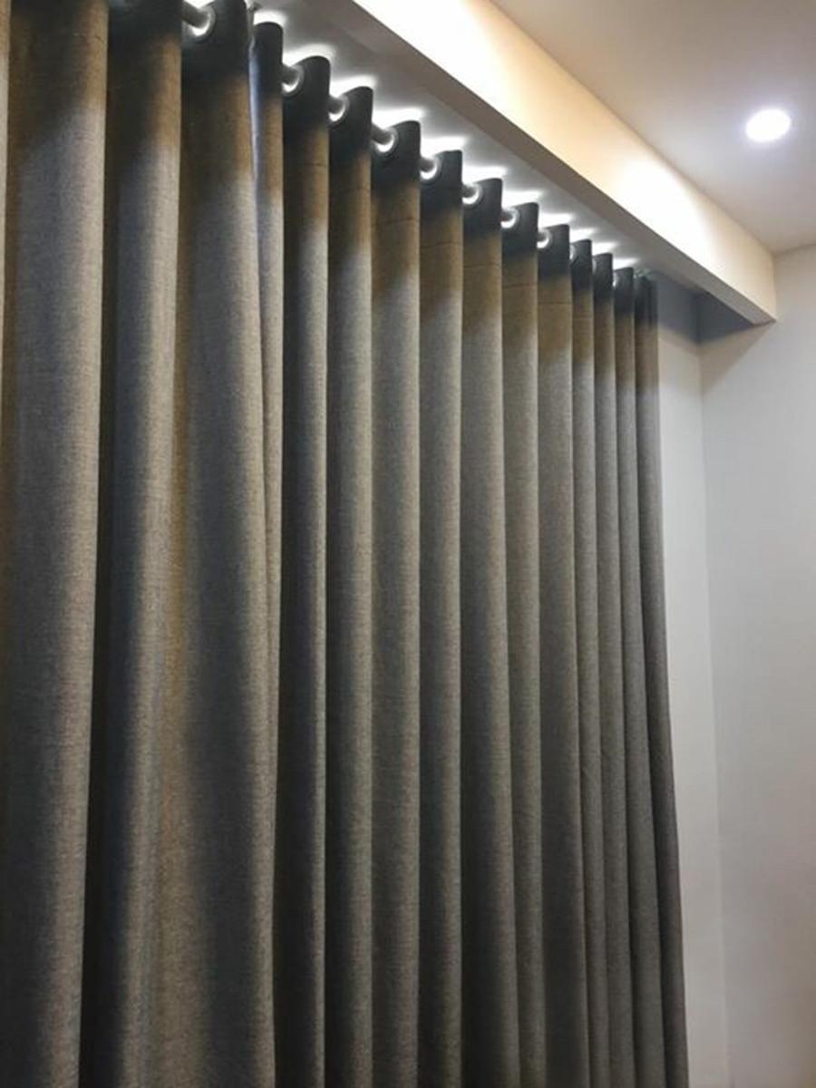 Cận cảnh rèm ore tự động tích hợp công nghệ điều khiển từ xa