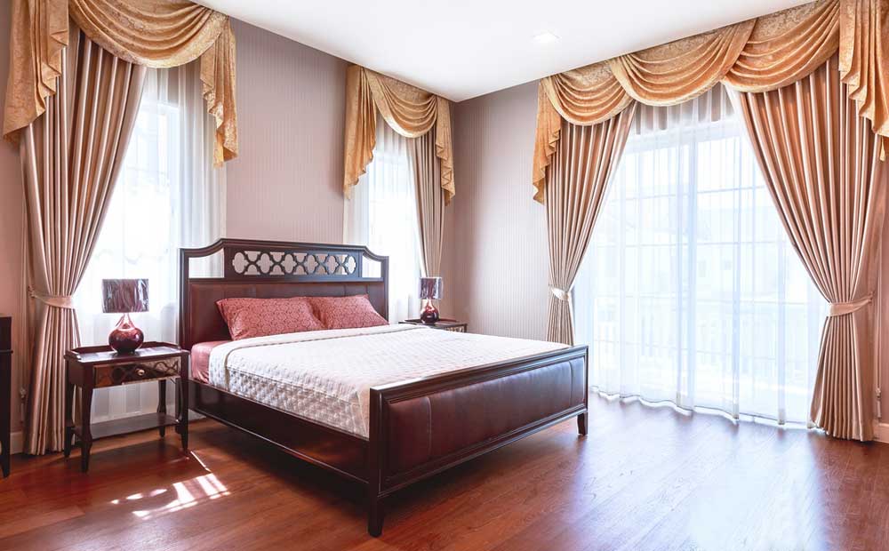 Giá màn cửa cao cấp chất liệu vải nhập khẩu