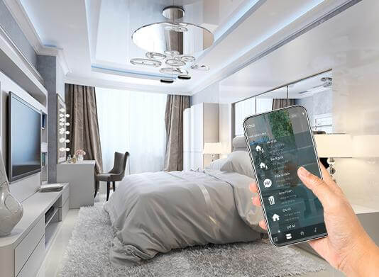 Hệ thống rèm thông minh tích hợp cảm biến ánh sáng
