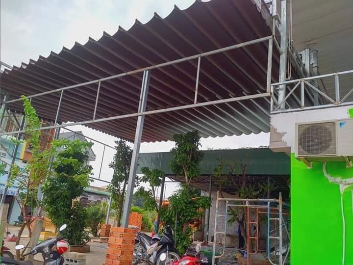 Mái che tự động cảm biến mưa nắng thông minh