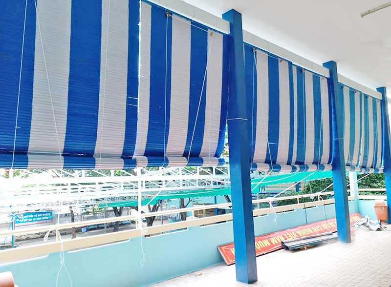 Mẫu mành sáo nhựa đẹp cho nhà phố