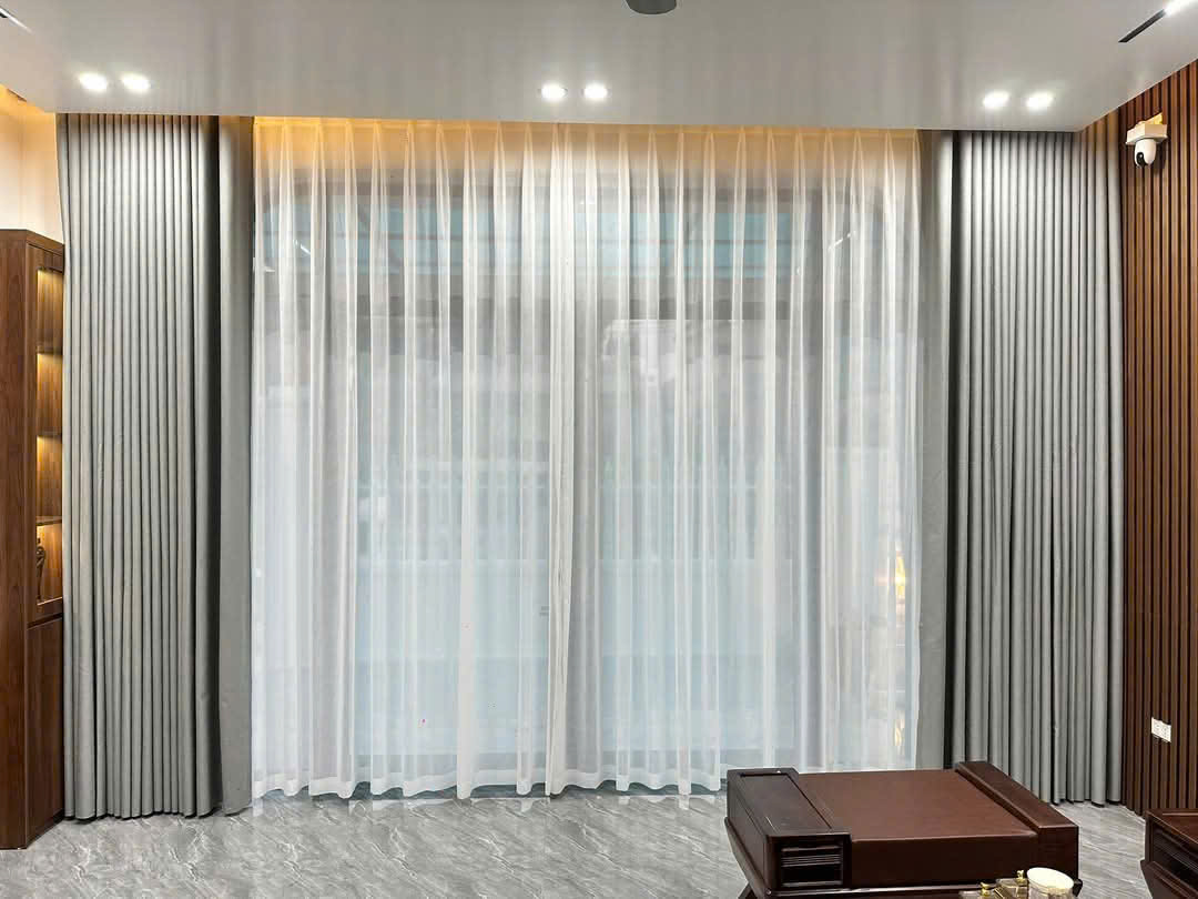 Mẫu rèm hộp văn phòng hiện đại