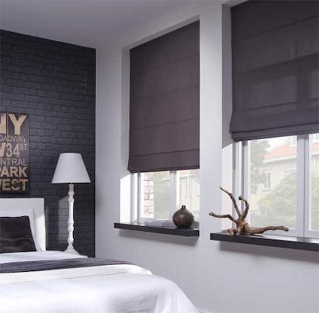 Rèm cuốn cửa sổ phòng ngủ đẹp, giá tốt
