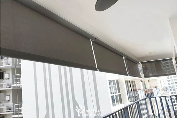 Rèm nhựa che mưa ban công chịu lực tốt