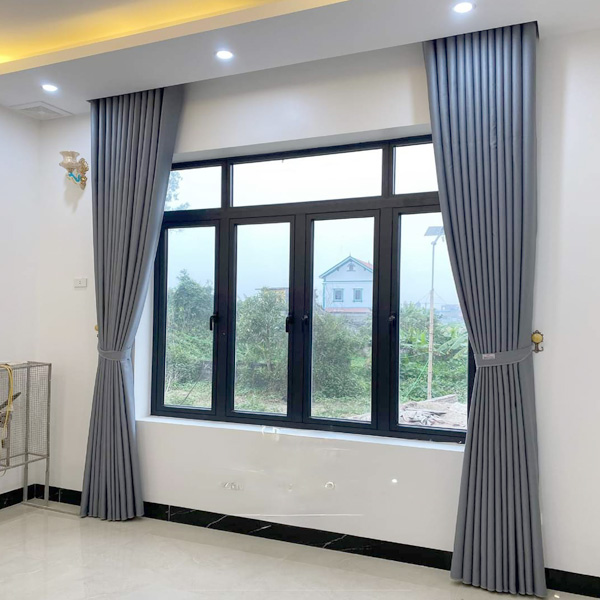 Rèm vải chống nắng 2 lớp cho phòng ngủ luôn mát mẻ