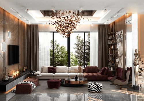 Thiết kế rèm cửa phòng khách đẹp, đẳng cấp