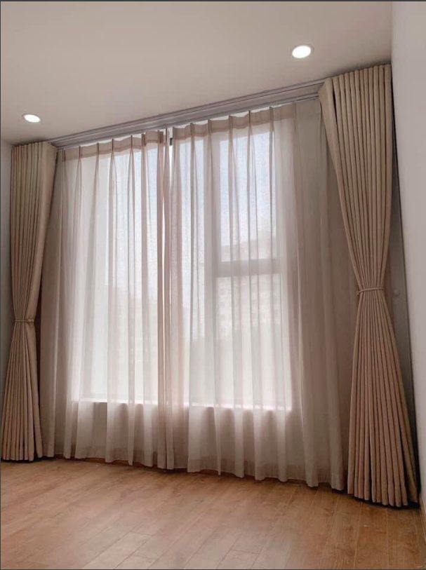 Vải bố làm rèm chất liệu bền, sang trọng