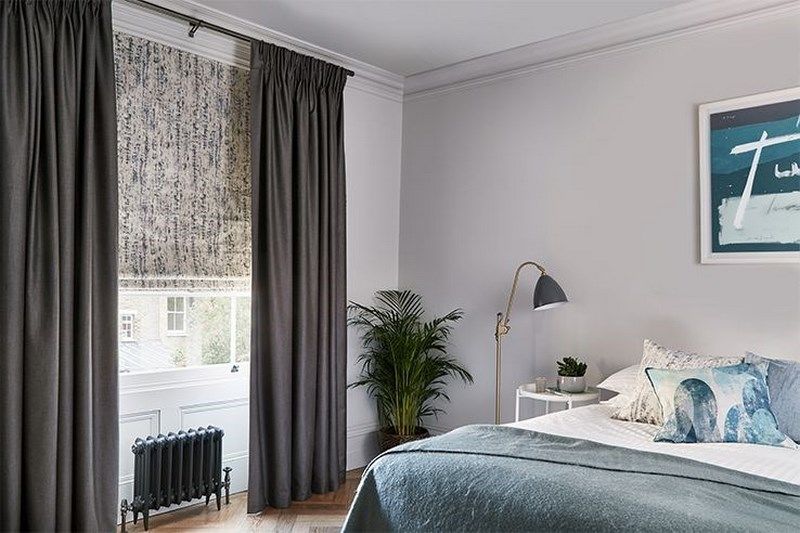 Thiết kế rèm cửa sổ phòng ngủ đẹp, chống nắng 2 lớp thông minh