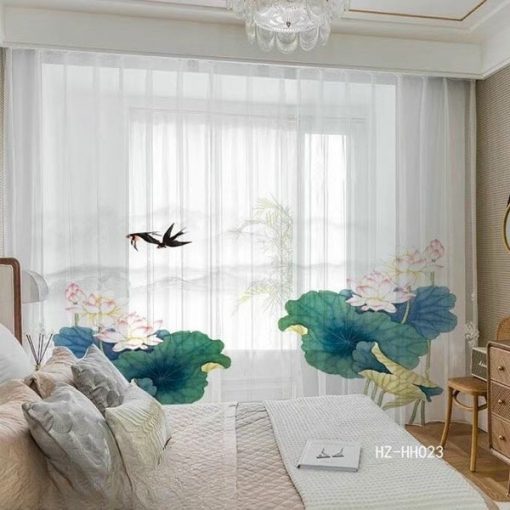 Rèm voan trắng trang trí sự kiện, cưới hỏi, phong cách sang trọng