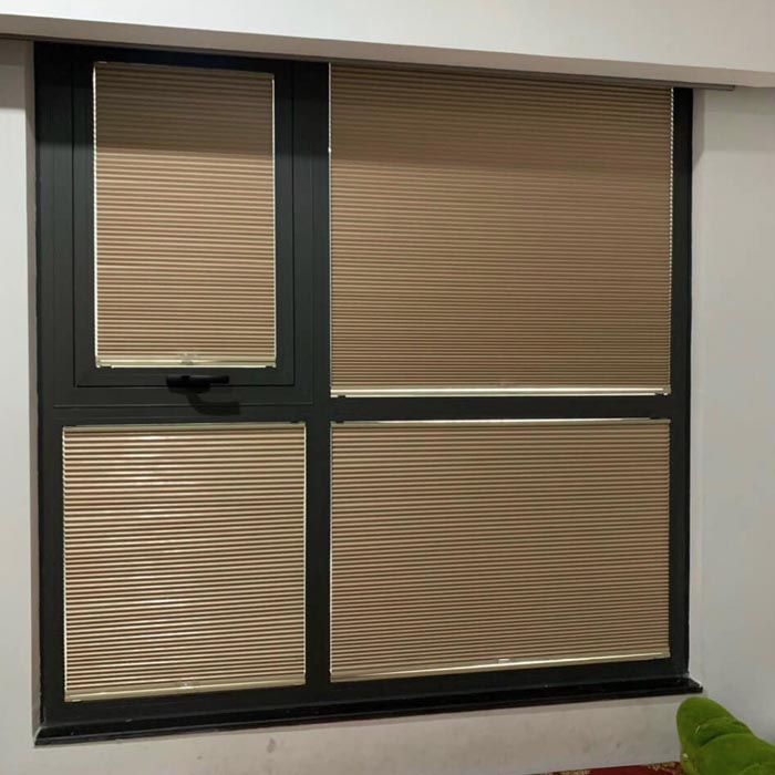 Hình ảnh rèm tổ ong hai lớp hiện đại cho phòng khách