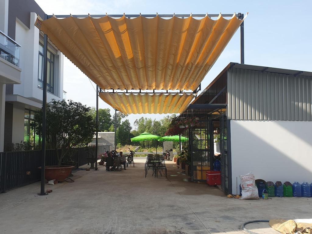 Mái che nắng ngoài trời chất lượng cao, bền đẹp cho nhà ở