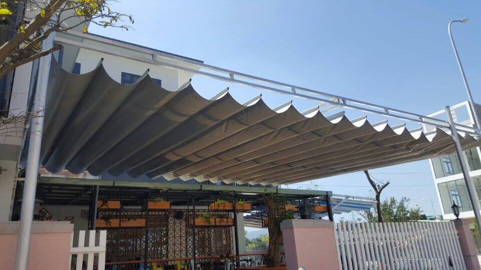 Mái che pergola tự động điều khiển từ xa tiện lợi