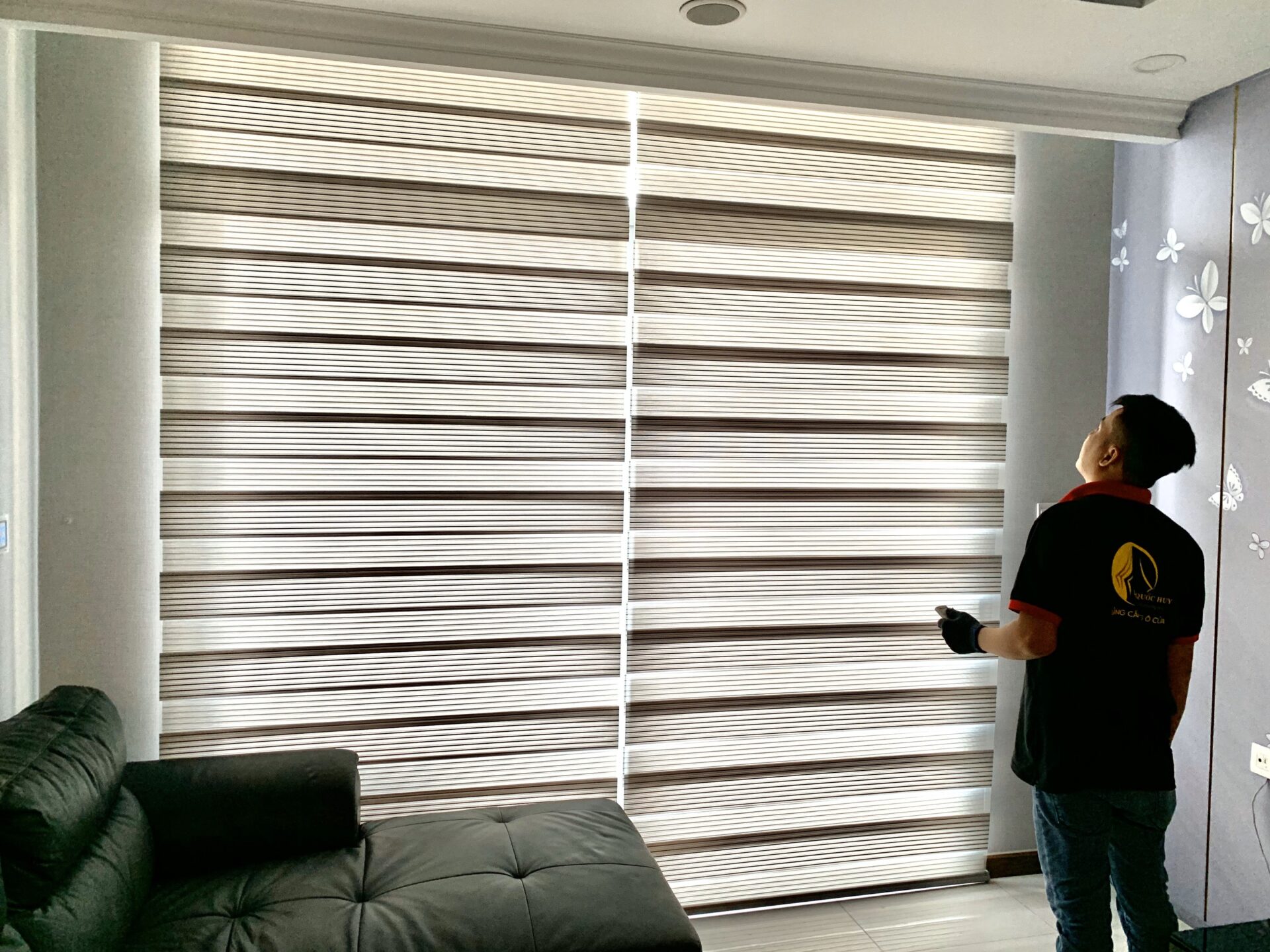 Mẫu rèm cầu vồng có cản sáng không cho phòng ngủ