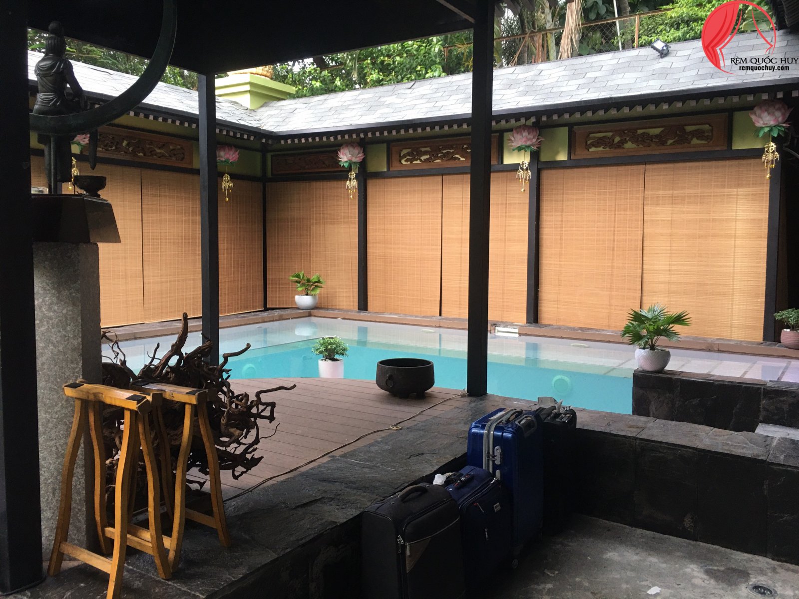 Mẫu rèm cuốn bằng tre đẹp giá rẻ chất lượng