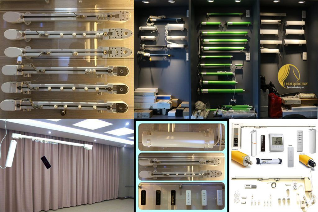 Phụ kiện rèm cửa tự động thông minh giúp vận hành êm ái