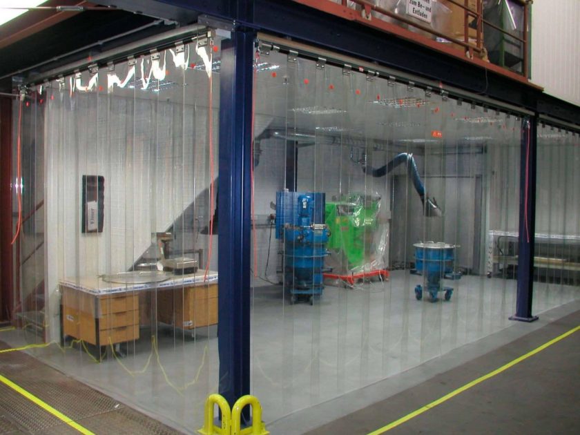 Rèm cách nhiệt PVC trong suốt cho nhà xưởng