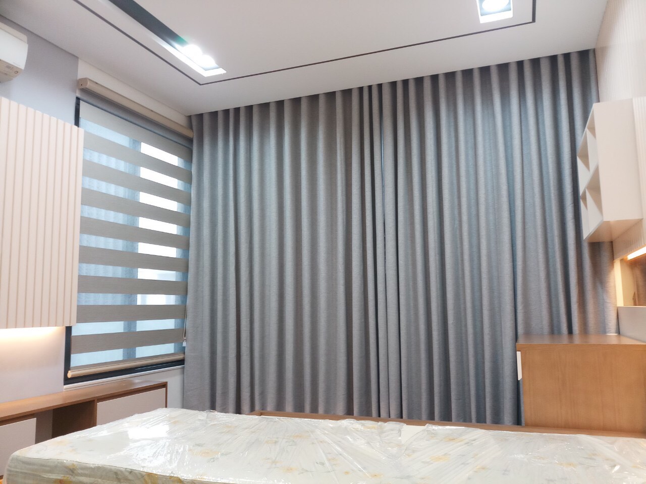 Rèm cửa 1 lớp nhẹ nhàng cho căn hộ nhỏ
